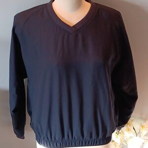 Adidas climashell wind V neck top